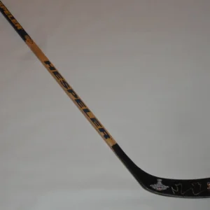 NICK BONINO SIGNED HOCKEY STICK PITTSBURGH PENGUINS 2017 CUP CHAMPS BACK 2 BACK