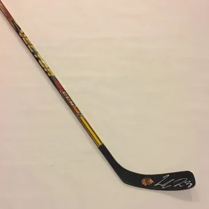 HENRI JOKIHARJU SIGNED HOCKEY STICK CHICAGO BLACKHAWKS STANLEY CUP CALDER