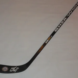 CONOR SHEARY SIGNED HOCKEY STICK PITTSBURGH PENGUINS BACK 2 BACK CUP CHAMPIONS