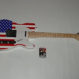 BOOKER T JONES SIGNED USA ELECTRIC GUITAR BOOKER T & THE M.G.'S JSA COA PROOF