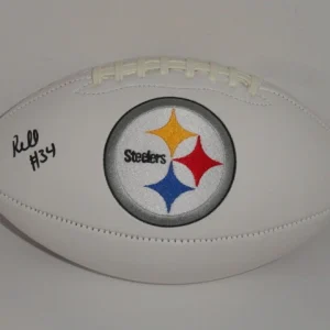 TERRELL EDMUNDS SIGNED PITTSBURGH STEELERS LOGO FOOTBALL EXACT PROOF