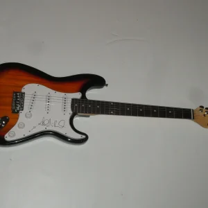 ANDREW MCMAHON SIGNED SUNBURST ELECTRIC GUITAR IN THE WILDERNESS PROOF PSA COA