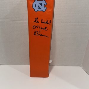 MACK BROWN SIGNED TOUCHDOWN PYLON NORTH CAROLINA TAR HEELS UNC JSA COA