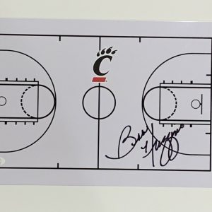 BOB HUGGINS SIGNED CLIPBOARD CINCINNATI BEARCATS BOBBY HOF JSA COA