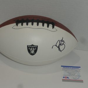 TIM BROWN SIGNED FOOTBALL LOS ANGELES RAIDERS L.A. PSA COA
