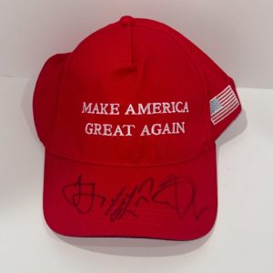 IVANKA TRUMP DONALD TRUMP JR. SIGNED MAKE AMERICA GREAT HAT 2020 MAGA JSA COA