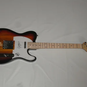 ALABAMA SIGNED SUNBURST ELECTRIC GUITAR RANDY OWEN TEDDY GENTRY RARE JSA COA