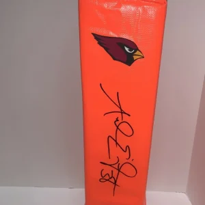 ANDRE ELLINGTON SIGNED TOUCHDOWN PYLON ARIZONA CARDINALS AUTOGRAPHED FOOTBALL