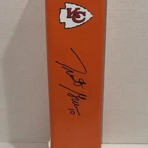 TRENT GREEN SIGNED TOUCHDOWN PYLON KANSAS CITY CHIEFS FOOTBALL JSA COA