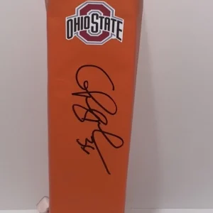 CHRIS SPIELMAN SIGNED TOUCHDOWN PYLON OHIO STATE BUCKEYES FOOTBALL ST. JSA COA