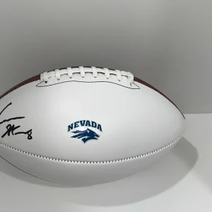 CARSON STRONG SIGNED FOOTBALL NEVADA WOLFPACK FOOTBALL PROOF JSA COA