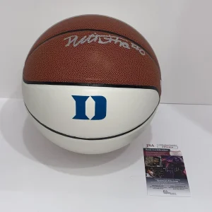 DARIQ WHITEHEAD SIGNED BASKETBALL DUKE BLUE DEVILS FULL SIGNATURE PROOF JSA COA