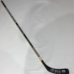 PAUL COFFEY SIGNED HOCKEY STICK EDMONTON OILERS AUTOGRAPHED HOF