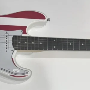 BERNIE SANDERS SIGNED USA FLAG ELECTRIC GUITAR SENATOR VERMONT JSA COA