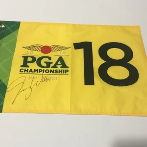JIMMY WALKER SIGNED 2016 PGA CHAMPIONSHIP FLAG BALTRUSOL CHAMPION PROOF