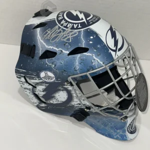 ANDREI VASILEVSKIY SIGNED TAMPA BAY LIGHTNING F/S GOALIE MASK HELMET PROOF