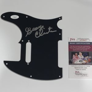GEORGE CLINTON SIGNED ELECTRIC GUITAR PICKGUARD PARLIAMENT FUNK JSA COA