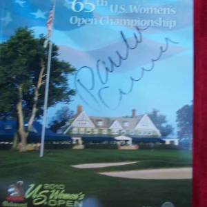 PAULA CREAMER SIGNED 2010 US OPEN PROGRAM CHAMPION RARE