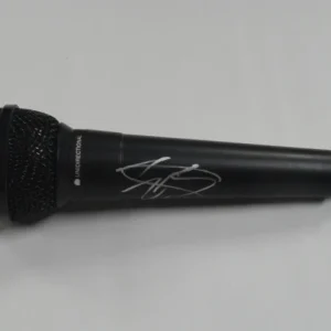JAKE BUGG SIGNED MICROPHONE BRITISH POP STAR AUTOGRAPHED PROOF