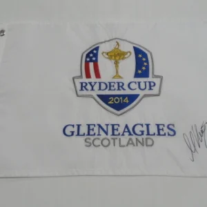 MARTIN KAYMER SIGNED STITCHED 2014 RYDER CUP FLAG GLENEAGLES SCOTLAND US OPEN