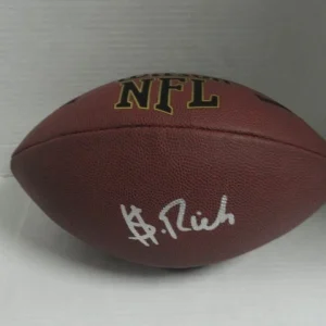 SHELDON RICHARDSON SIGNED NFL FOOTBALL CLEVELAND BROWNS AUTOGRAPHED