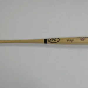 RUSNEY CASTILLO SIGNED FULL-SIZE RAWLINGS BAT BOSTON RED SOX MLB DEBUT JSA COA