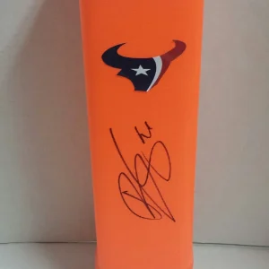 BRIAN CUSHING SIGNED TOUCHDOWN PYLON HOUSTON TEXANS FOOTBALL