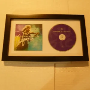 DAVID GARRETT AUTOGRAPHED FRAMED MUSIC CD COVER RARE! FASTEST VIOLINIST! PROOF