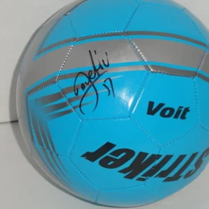 STEVAN JOVETIC SIGNED SOCCER BALL MANCHESTER CITY AUTOGRAPHED FUTBOL