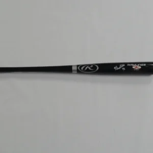 RUSNEY CASTILLO SIGNED FULL-SIZE RAWLINGS BAT BOSTON RED SOX DEBUT PROOF JSA COA