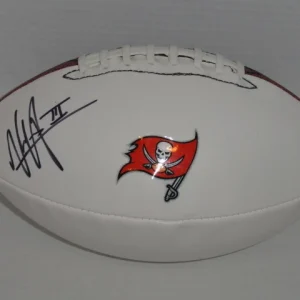 VERNON HARGREAVES III SIGNED FOOTBALL TAMPA BAY BUCCANEERS FLORIDA STUD
