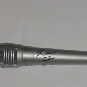 JAY LENO SIGNED MICROPHONE COMEDIAN THE TONIGHT SHOW LATE NIGHT LEGEND PROOF