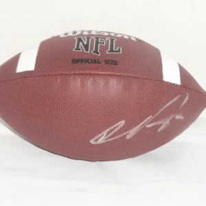 VERNON DAVIS SIGNED NFL FOOTBALL SAN FRANCISCO 49ERS AUTOGRAPHED PROOF