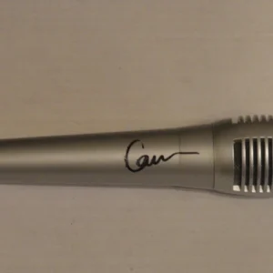 CAM SIGNED MICROPHONE COUNTRY SUPERSTAR BURNING HOUSE NEW COUNTRY SINGER