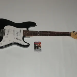 BOOKER T JONES & STEVE CROPPER SIGNED GUITAR BOOKER T & THE M.G.'S JSA COA