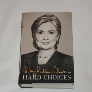 BILL & HILLARY RODHAM CLINTON SIGNED "HARD CHOICES" BOOK 45TH PRESIDENT JSA LOA