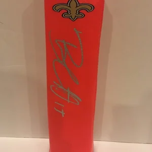 BRANDON MARSHALL SIGNED TOUCHDOWN PYLON NEW ORLEANS SAINTS FOOTBALL