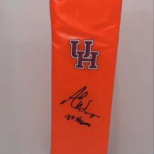 ANDRE WARE SIGNED TOUCHDOWN PYLON HOUSTON COUGARS 1989 FOOTBALL