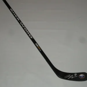 ZEMGUS GIRGENSONS SIGNED SHERWOOD HOCKEY STICK BUFFALO SABRES PROOF 1