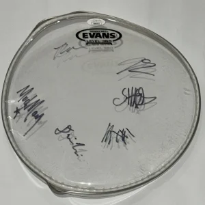 CODE ORANGE SIGNED DRUMHEAD JAMI MORGAN REBA MEYERS ALL 5 UNDERNEATH JSA COA