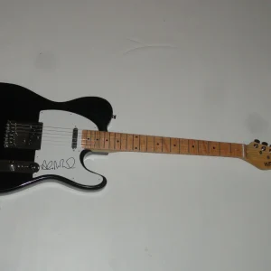 ANDREW MCMAHON SIGNED BLACK ELECTRIC GUITAR IN THE WILDERNESS PROOF PSA COA