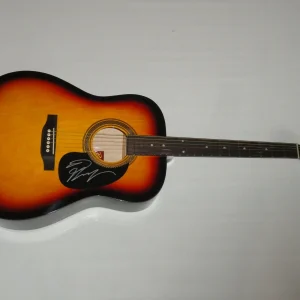 TOM KEIFER SIGNED SUNBURST ACOUSTIC GUITAR CINDERELLA AUTOGRAPHED PROOF JSA COA