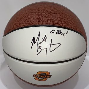 MIKE BOYNTON SIGNED BASKETBALL OKLAHOMA STATE COWBOYS ST. PROOF