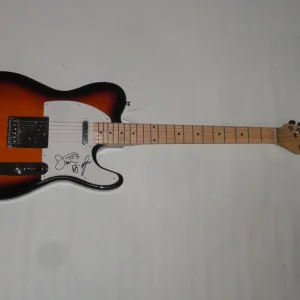 THE CADILLAC THREE SIGNED SUNBURST ELECTRIC GUITAR ALL 3 PROOF JSA COA