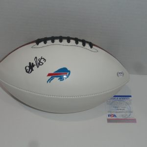 ANDRE REED SIGNED FOOTBALL BUFFALO BILLS HOF AUTOGRAPHED PSA COA