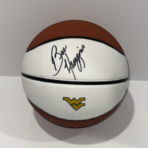 BOB HUGGINS SIGNED BASKETBALL WEST VIRGINIA MOUNTAINEERS BOBBY PROOF JSA COA