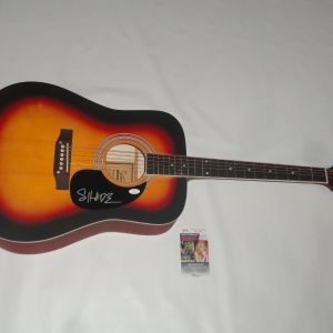 SHWAYZE SIGNED SUNBURST ACOUSTIC GUITAR RAPPER LEGEND PROOF JSA COA