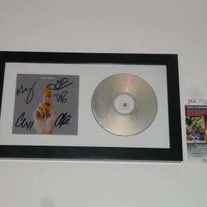 ANBERLIN SIGNED FRAMED LOWBORN CD STEPHEN CHRISTIAN ALL 5 PROOF JSA COA