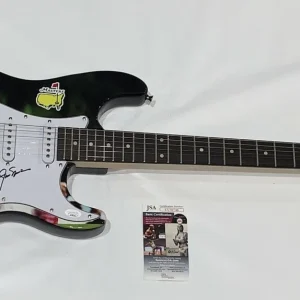 JACK NICKLAUS SIGNED ELECTRIC GUITAR CUSTOM GRAPHICS MASTERS LEGEND JSA COA