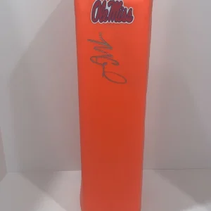 MATT CORRAL SIGNED TOUCHDOWN PYLON MISSISSIPPI REBELS OLE MISS STAR JSA COA